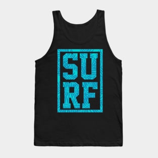 Blue Surf Logo Tank Top